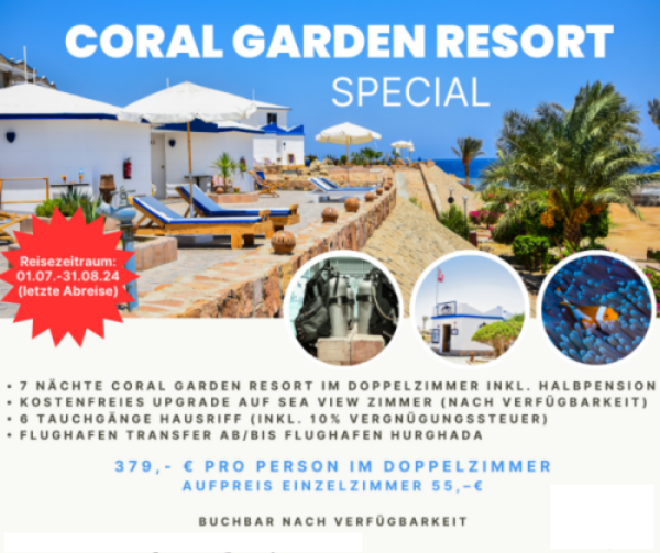 Speciale estate Coral Garden Resort
