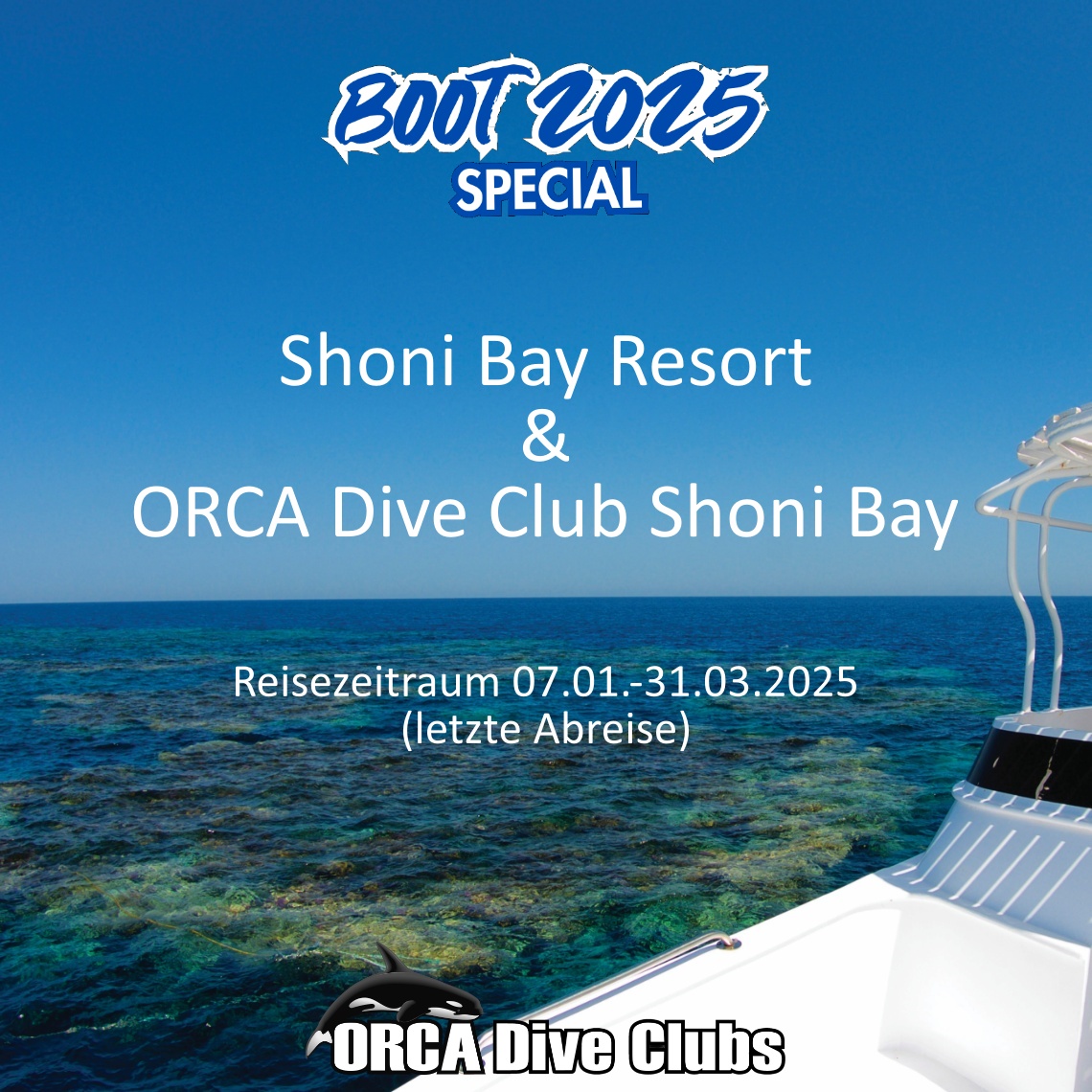 boot 2025 Special Shoni Bay Resort & ORCA Dive Club Shoni Bay